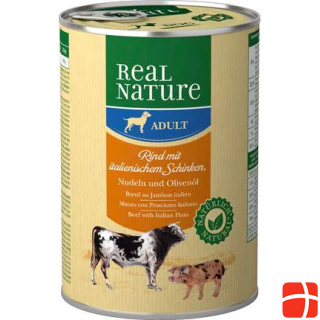 Real Nature Adult beef with Italian ham pasta and olive oil
