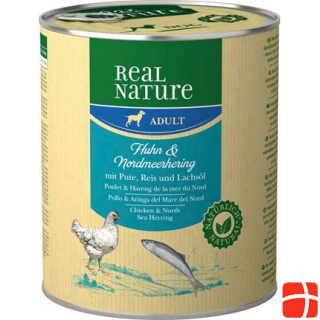 Real Nature Adult Chicken & North Sea Herring with Turkey Rice and Salmon Oil