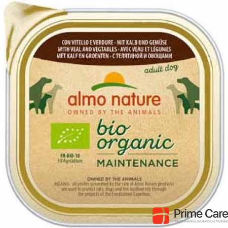 Almo Nature Bio Organic Dog Adult Kalb/Gemüse