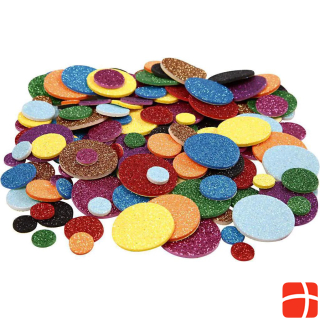 Creativ Company Foam rubber punching parts circles 1000 pieces