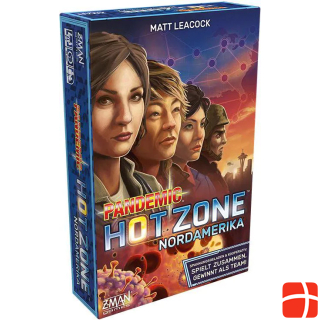 Z-Man Games Familienspiel Pandemic Hot Zone: Nordamerika