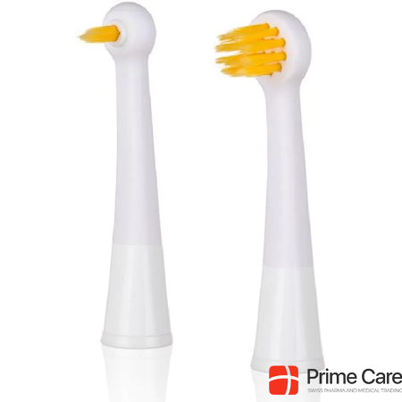 Edel + White Toothbrush head Bacterio Target & Focus 2 pieces