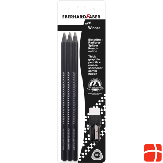 EberhardFaber Pencil Winner, 6 pieces, 1 eraser/sharpener