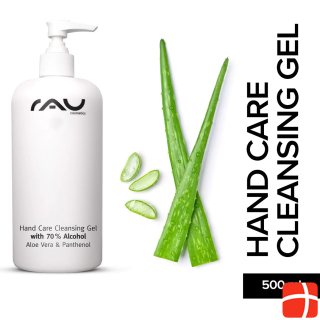 RAU Cosmetics Hand Care Cleansing Gel with 70% Alcohol - Aloe Vera and Panthenol