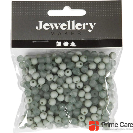 Creativ Company Plastic beads 6 mm, Mint, 150 pcs.
