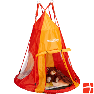 Relaxdays Tent For Swing Nest Red/Orange