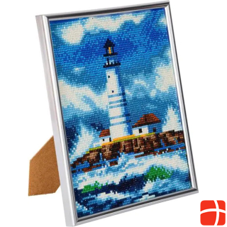 Craft Buddy The Lighthouse, 21x25cm Picture Frame Crystal Art