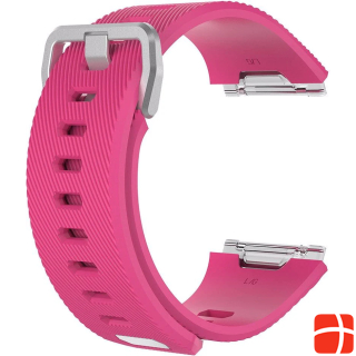 Cover-Discount Fitbit Ionic- Silikon Sportarmband Stoffoptik pink