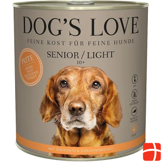 Dog's love Senior 10+ Light Turkey, Zucchini & St. John's Wort