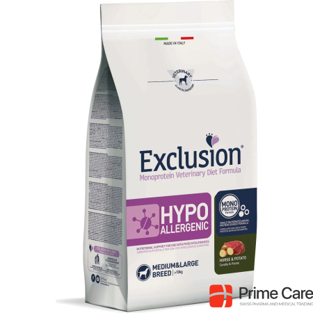Exclusion Hypoallergenic Horse & Potato Medium/Large Breed