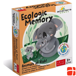 Adventerra Games Ecologic Memory - Endangered Animals