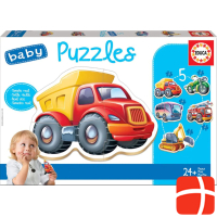 Educa Baby Puzzles Vehicles 2x2/2x3/4 pieces
