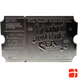 Fanattik Back to the Future: Enchantment Under The Sea Ticket (silver plated) 1/1