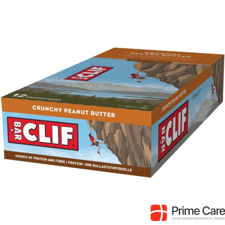 Clif Bar Crunchy Peanut Butter Bar Box