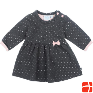 Feetje Baby dress dots anthracite / pink size 74