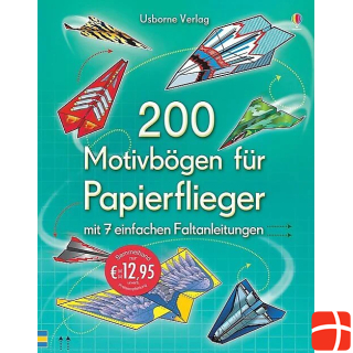  200 motive sheets for paper planes