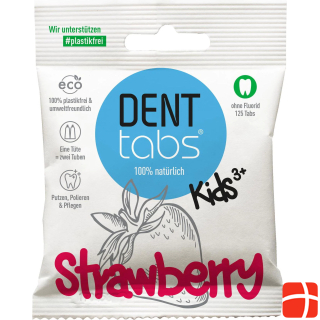 Denttabs Strawberry without fluoride