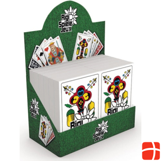 Rigi Spiele Jass cards DE in plastic box Display pcs