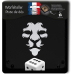 Immersion Dice plate White Lion