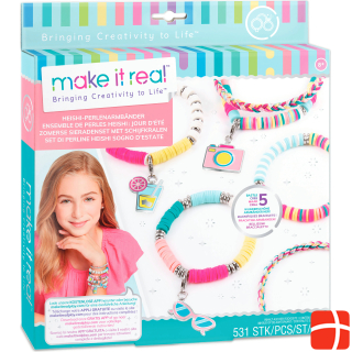 Make it Real Machen Sie es wahr - Summer Vibes Heishi Bead Bracelet Making