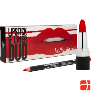 Bellapierre Cosmetics Kits - Lipstick & Liner Duo Fire Red
