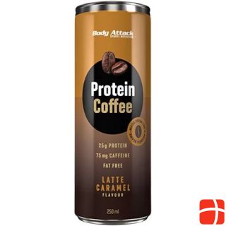 Body Attack Protein Coffee Latte Caramel (250ml)