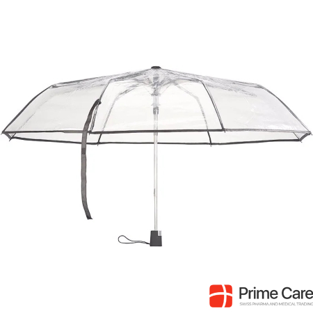 Carlo Milano Stable automatic pocket umbrella with transparent roof