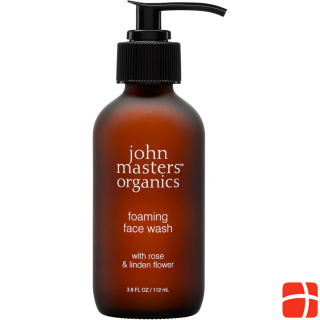 John Masters Organics Foaming Face Wash Rose & Linden Flower - очищающая пенка для лица