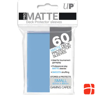 Ultra Pro Light Blue PRO Matte Deck Protector Small