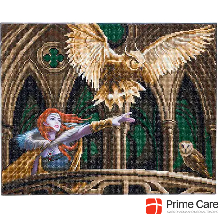Craft Buddy Owl Messenger, 40x50 см Набор для рисования из кристаллов ANNE STOKES