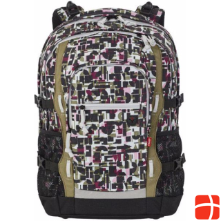 4You 4-YOU школьный рюкзак Jampac Geometric Sheen кремовый/розовый