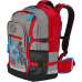 4You школьный рюкзак Jampac Garden, серый/синий/красный