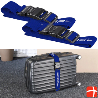 Pearl Set of 2 luggage strap with 3-digit combination lock, 5 x 180 cm