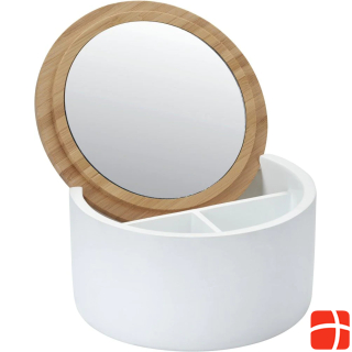Diaqua Jewelry box with mirror white / wood