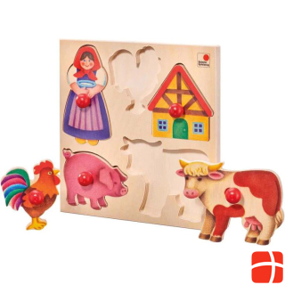 Selecta Spielzeug Puzzle Bauernhof