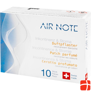 Air Note Incontinence & Stoma Scented Plaster 10 pieces