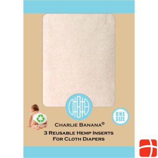 Charlie Banana Cloth diapers inserts made of hemp 3 pcs. Size M/L