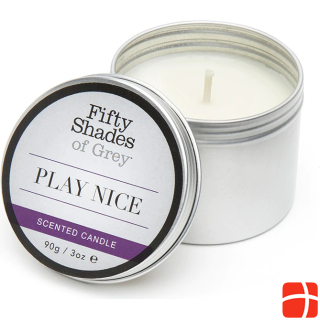 Fifty Shades of Grey Play Nice Vanilla Candle - Black