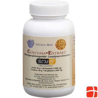 Holistic Med Curcuma-Extrakt 500 mg Vegikaps