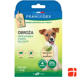 Francodex FR179171 Ошейник для собак и кошек Ошейник от блох и клещей для собак