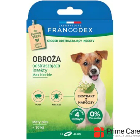 Francodex FR179171 Ошейник для собак и кошек Ошейник от блох и клещей для собак