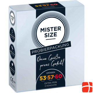 Mister Size Pure Feel - 53, 57, 60 мм, 3 упаковки - тестер