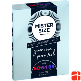 Mister Size Pure Feel - 60, 64, 69 мм, 3 упаковки - тестер