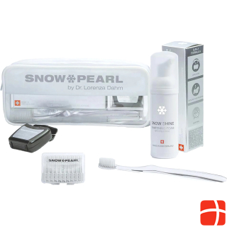 Snow Pearl Travel Kit SHINE Whitening Foam weiss