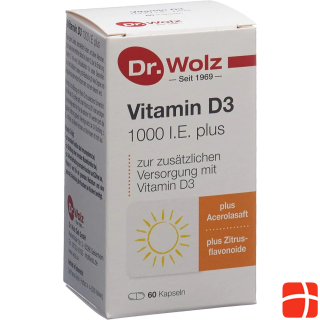 доктор Wolz Витамин D3 1000 МЕ плюс капсула