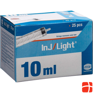 Inj/light Einwegspritze 10ml 3-teilig
