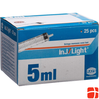 Inj/light Einwegspritze 5 ml 3-teilig