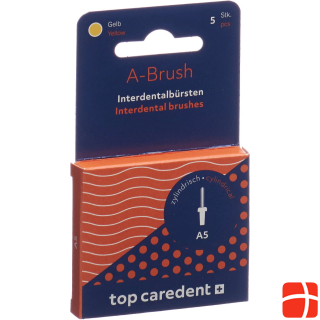Top Caredent A5 IDBH-GE Interdentalbürste gelb >1.1mm