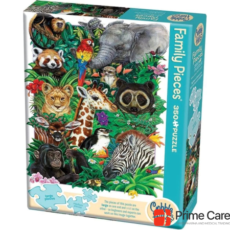 Cobble Hill Familie puzzle 350 Teile Safari Babies