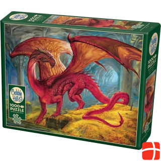 Cobble Hill puzzle 1000 pieces Red Dragon Treasure